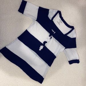 3/4 sleeve old navy striped shirt